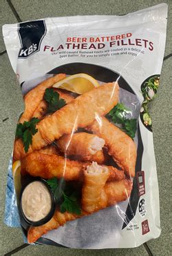 Kb S Beer Battered Flahead Fillets Kg