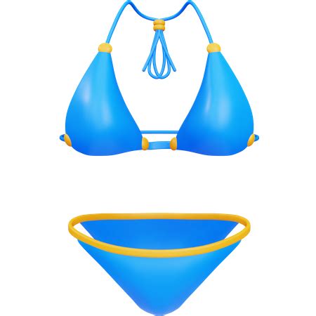 1 3D Bikini 1 Illustrations Free In PNG BLEND GLTF IconScout