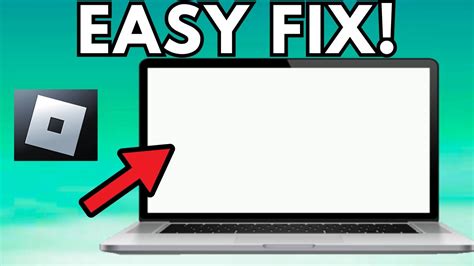 How To Fix Roblox White Screen Glitch Youtube