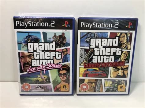 GTA LIBERTY CITY Stories Vice City Stories PS2 New Sealed Grand Theft