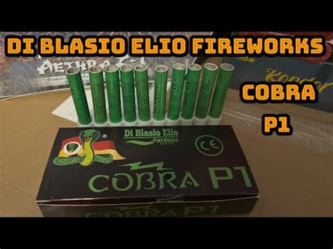 Di Blasio Elio Fireworks Cobra P Youtube