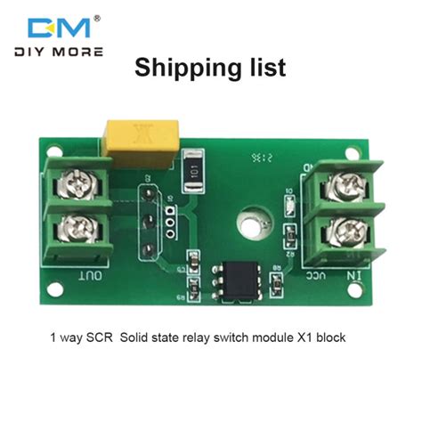 Diymore Dc V Way Scr Solid State Relay Switch Module Optocoupler