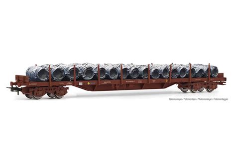 Electrotren He Renfe Mmq Axle Stake Wagon W Wire Coil Load Iv