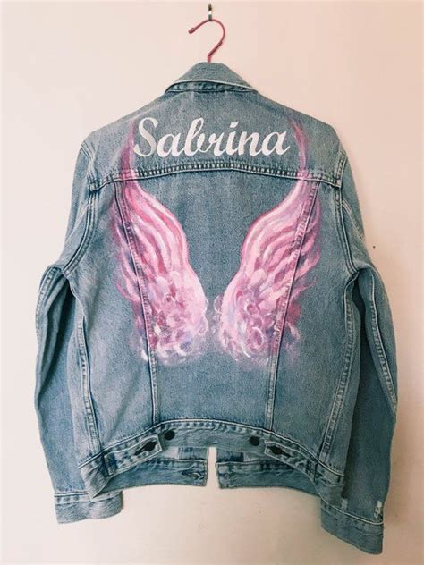 Pin by Avilene Cedeno on Acrylic painted clothes | Diy denim jacket ...