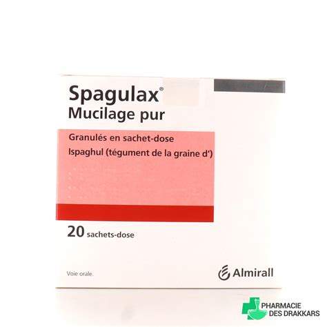 Spagulax Mucilage Pur Traitement De La Constipation