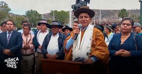 Alcalde De Huancayo Inicia Marcha De 15 Días Hacia Lima Para Exigir Más Presupuesto Municipal