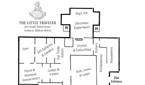 Map of Store - The Little Traveler