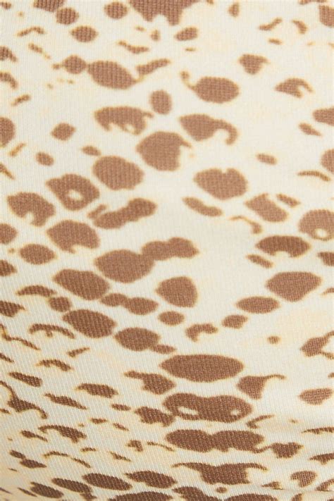 MELISSA ODABASH Belair Snake Print Bikini Top THE OUTNET