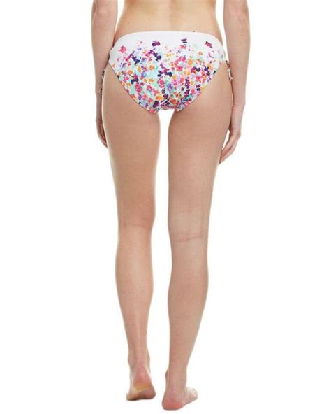 NWT Kenneth Cole Iris Tiered Ruffle Tankini Floral Hipster Bikini Swim