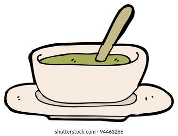 Bowl Soup Cartoon Stock Vector (Royalty Free) 72700597