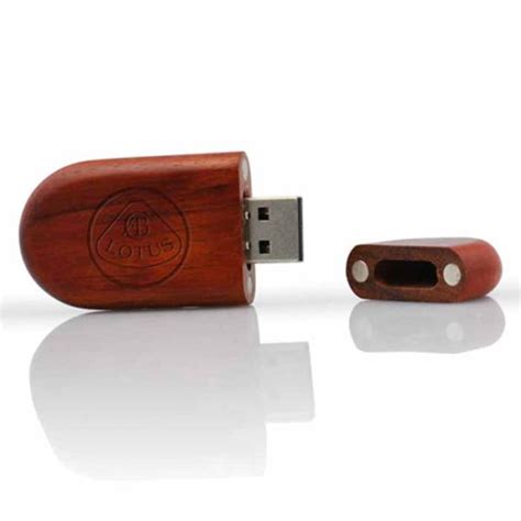 Pendrive Usb Madera Redondo Fot Grafos