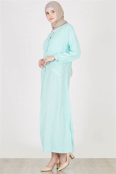 Warna Hijau Mint Cocok Dengan Warna Sell Naura Dress Green Mint