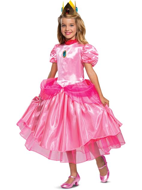 Deluxe Princess Peach Super Mario Girl's Costume | Michaels