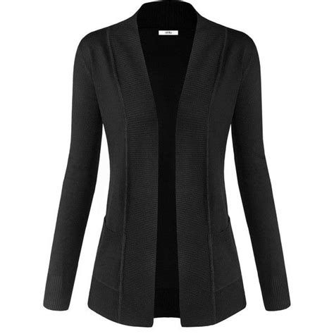 Women Soft Long Sleeve Open Front Cardigan Sweater Long Sleeve Open