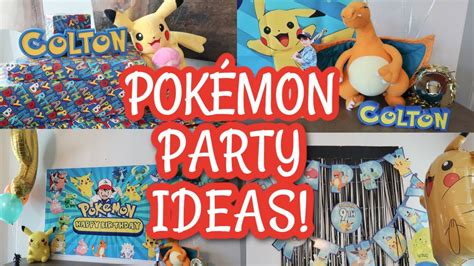 PokÉmon Themed Birthday Party PokÉmon Party Ideas PokÉmon Party