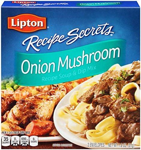 Lipton Recipe Secrets Onion Mushroom Recipe Soup And Dip Mix