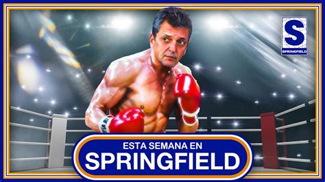 Esta Semana En Springfield Massa Da Pelea Youtube