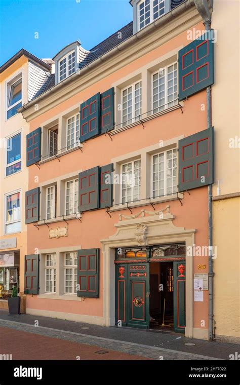 Beethovens Birthplace In Bonngasse Hi Res Stock Photography And Images