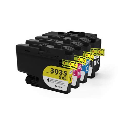 Compatible Brother LC 3035 LC3035 Set Of 4 BK C M Y Ink Cartridges