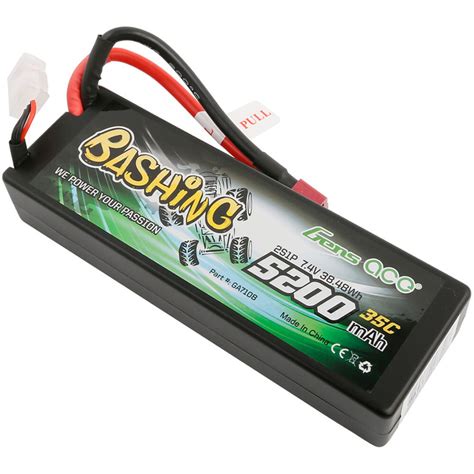 Gens Ace 5200 35C 2S 7 4V LiPo RC Hard Case Battery GEA52002S35D