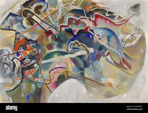 Painting With White Border Kandinsky Hi Res Stock Photography And