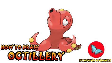 How To Draw Octillery Pokemon | Coloring and Drawing For Kids - YouTube