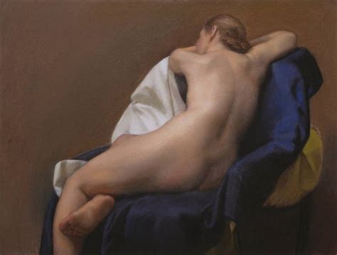 Nude In The Chair Painting By Oleg Sergeev Saatchi Art United Kingdom