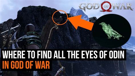 God Of War How To Find All 51 Eyes Of Odin Allfather Blinded Trophy