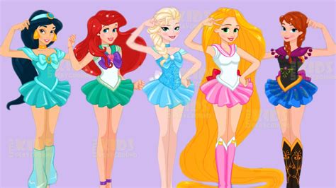 Disney Princess Elsa Anna Rapunzel Ariel And Jasmine Cosplay Challenge