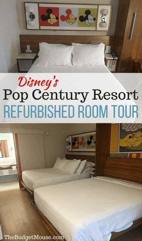 Disneys Pop Century Resort Refurbished Room Photo Tour The Budget Mouse Check Out All Of