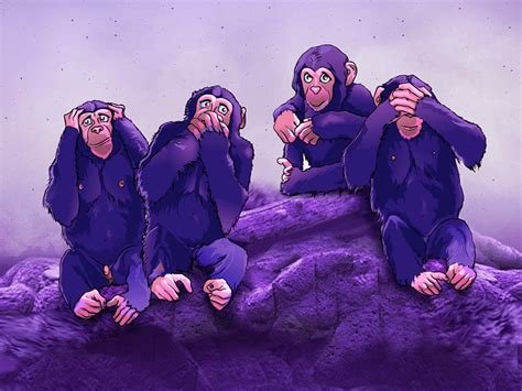 Wise Monkeys By Shizaru On Dribbble