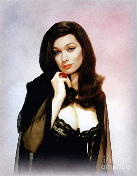 Valerie Leon Actress Painting By John Springfield Fine Art America