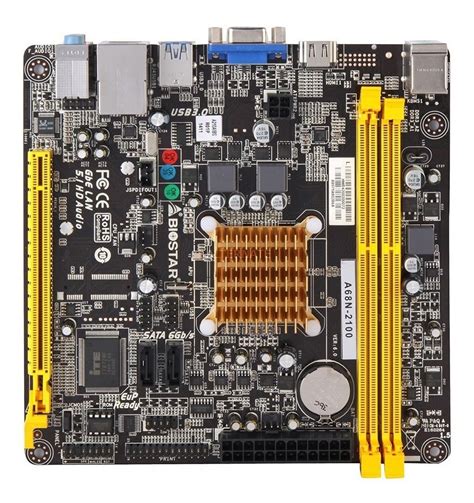 Placa M E Integrada Bios Star Processador Cpd Dual Core A N Amd