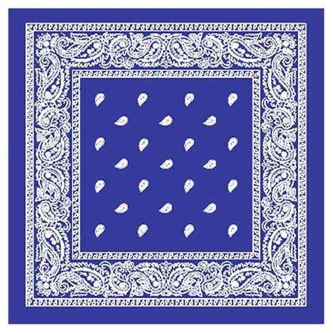 Paisley Royal Blue Bandanna - CB Distributors, Inc.