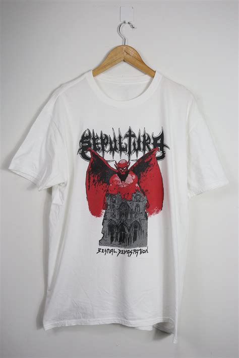 Sepultura Bestial Devastation T Shirt Etsy