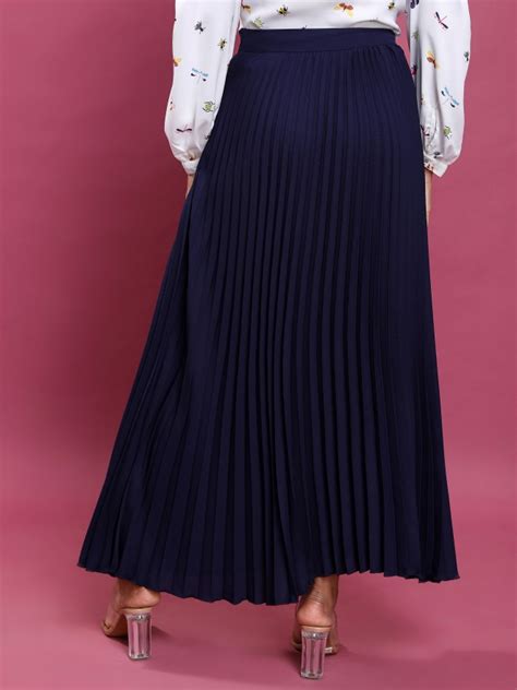 Buy Tokyo Talkies Navy Maxi Skirt For Women Online At Rs Ketch