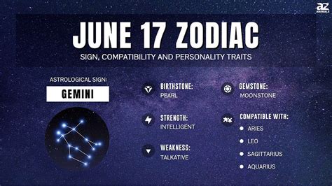 June 17 Zodiac: Sign, Traits, Compatibility and More - A-Z Animals