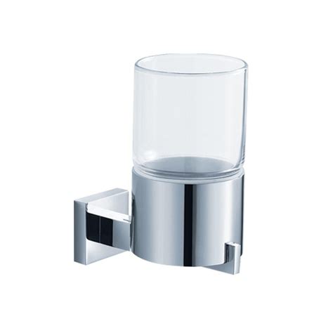 Kraus Aura Bathroom Accessories Wall Mounted Glass Tumbler Holder The Home Depot Canada