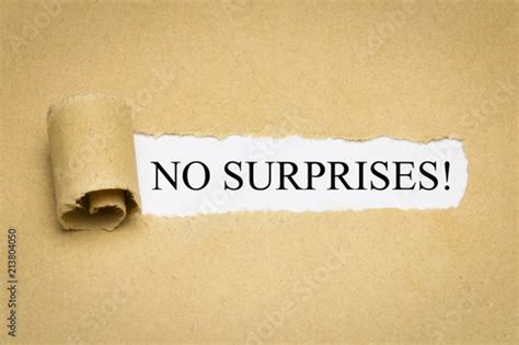 No Surprises Stock Photo And Royalty Free Images On