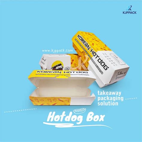 Cetak Kemasan Hot Dog Corn Dog Box Food Grade Sosis Bakar Kurnia