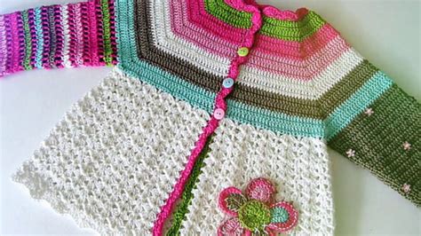 Venta sueter crochet para niña en stock