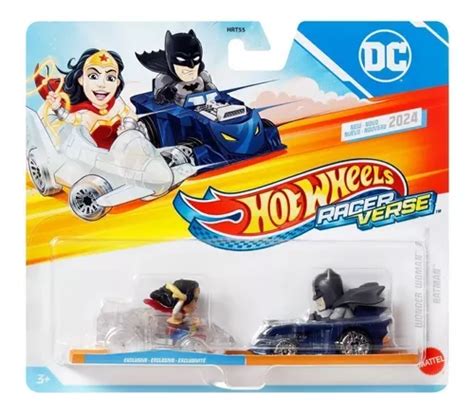 Hot Wheels Racerverse Batman Wonder Women Dc Universe Color Negro Envío gratis