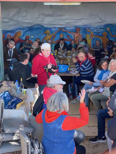 Olivenernte Und Besuchergruppen Herbst Zelt Der V Lker