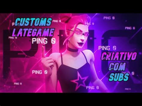 FORTNITE CUSTOMS DUO SOLO TRIO CRIATIVO SUBS TAVARES NA