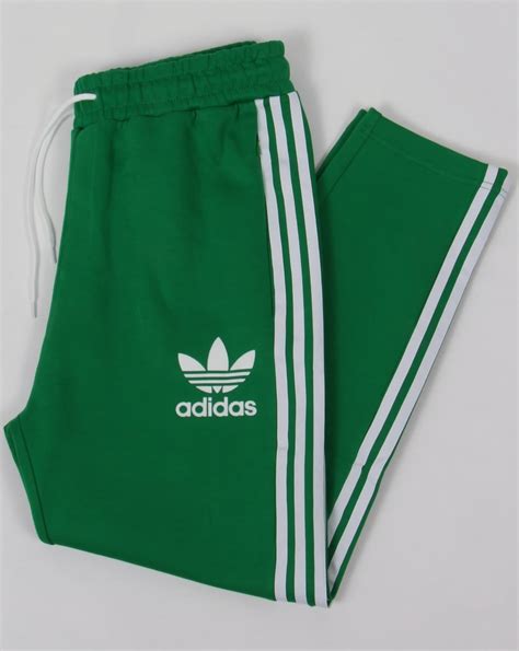 Adidas Originals 78 Length Track Pants Greenwhitebottomsmens