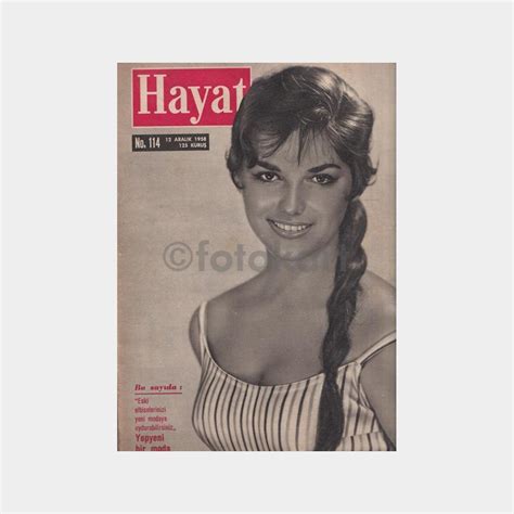 Hayat Dergisi 1958 No 114 Claudia Cardinale Atatürk Poster fotokart