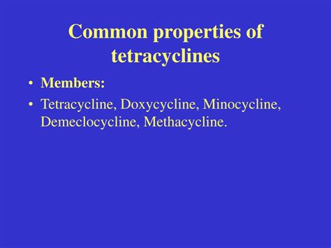 Ppt Chapter 41 Tetracyclines And Chloramphenicol Powerpoint