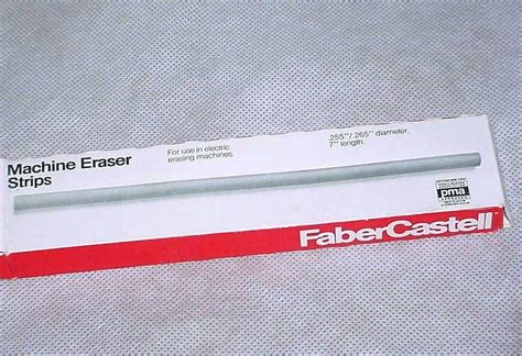 12 Faber Castell Machine Eraser Strips 75220 Vinyl Magic Rub No 79