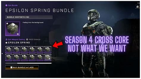 Halo Infinite Cross Core Customization In Season Not Good News