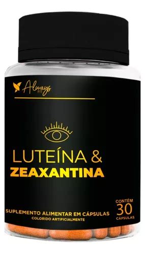 Luteina Vision C Psulas Lute Na Zeaxantina Always Fit Sabor